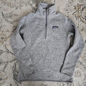 Patagonia Gray Quarter-Zip Pullover